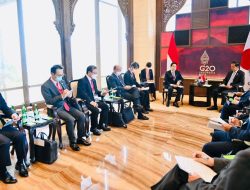 Presiden Jokowi Lakukan Pertemuan Bilateral dengan PM Jepang