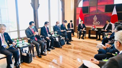 Presiden Jokowi Lakukan Pertemuan Bilateral dengan PM Jepang