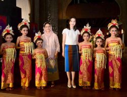 Ibu Iriana Melakukan Jamuan Minum Teh dengan Madam Kim Keon-hee