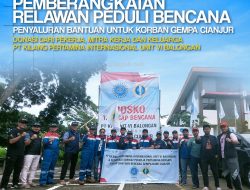 HUT 65 Pertamina, SP-PBB Berikan Kado Terbaik  Bagi Warga Terdampak Gempa Cianjur