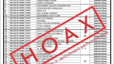 Pengumuman Tes Seleksi Rekrutmen Pertamina Hoax, Waspadai Penipuan