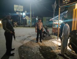 Cegah Kejahatan, Polsek Losari Polresta Cirebon Lakukan Patroli Malam di Jalur Pantura