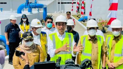 Resmikan SPAM Durolis, Presiden Sampaikan Manfaat SPAM bagi Kesehatan Masyarakat