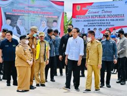 Presiden Jokowi Resmikan SPAM Durolis di Kabupaten Rokan Hilir