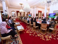 Presiden Jokowi Silaturahmi dengan Wartawan Istana