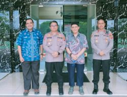 Jalin Silaturahmi, Kapolres Indramayu Terima Kunjungan Manager General Suport PT KPI RU VI Balongan