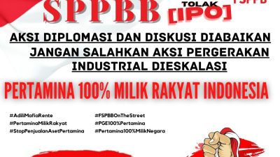 SP-PBB Menolak Rencana IPO Pada PT PGE Yang Dilakukan Oleh Pemerintah