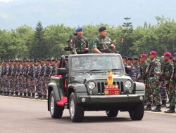 DANREM 083/BDJ Kolonel INF M.I. Gogor .A.A Menghadiri Alih Kodal PPRC TNI di Lanud Abdul Rachman Saleh