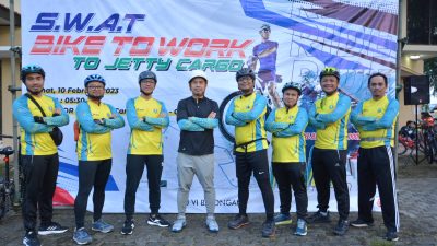 Bike To Work, Ratusan Pekerja Kilang Balongan Lakukan Pola Hidup Sehat dan Bugar
