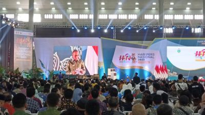 Kadiskominfo Indramayu Hadiri Puncak Peringatan Hari Pers Nasional 2023 di Medan