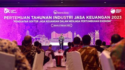 Hadiri PTIJK 2023, Presiden Dorong Peningkatan Pengawasan Produk Keuangan