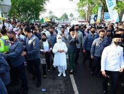 Presiden Jokowi dan Ibu Iriana Hadiri Resepsi Puncak Satu Abad NU