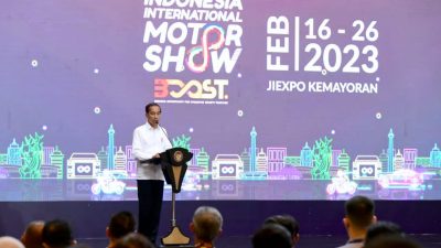 Buka IIMS 2023, Presiden Dorong Industri Otomotif Berorientasi Ekspor