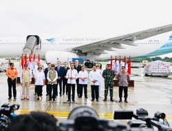 Presiden Jokowi Lepas Bantuan Kemanusiaan ke Turki dan Suriah