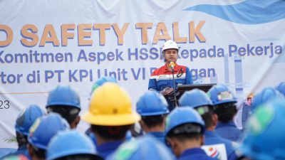 Kerja Aman Pulang Selamat, GM RU VI Tegaskan Pekerja Kontraktor Harus Utamakan Safety