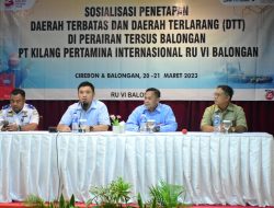 PT KPI Unit VI Balongan Sosialisasikan DTT Tersus Balongan Kepada Stakeholder Dan Nelayan