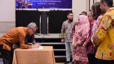 ELNUSA Tangkap Peluang Bisnis MIGAS, Gandeng BUMD Riau