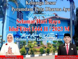Idul Fitri, Momentum PERUMDAM Tirta Darma Ayu Evaluasi Perbaki Diri Dan Perusahaan