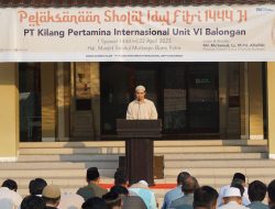 Gelar Sholat Ied di Halaman Masjid, Ketua BDI RU VI : 640 Kg Beras Zakat Fitrah telah disalurkan ke Mustahik
