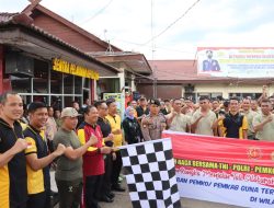 Kapolres Madina Hadiri Olah Raga Bersama di Tabagsel
