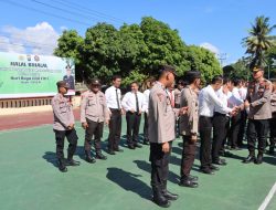 Halal Bihalal, Kapolres Madina Minta Maaf Kepada Personil