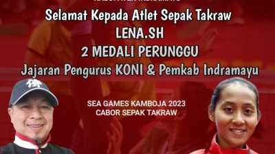 Ketua PGI Bersama Ketua Ketua KONI Ucapkan Selamat Atas Prestasi Atlet Sepak Takraw Asal Indramayu Pada SEA GAMES 2023