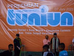 BWA Resmikan Proyek Wakaf Sarana Air  Bersih Ke-50 di Desa Tuniun Nusa Tenggara Timur