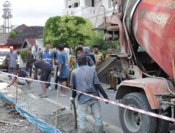 Wabup Madina Pastikan Pembangunan Jalan Berjalan Sesuai Yang di Tenderkan