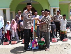 Sambut HUT Bhayangkara Ke 77 Tahun 2023, Kapolres Madina Gelar Bakti Sosial dan Bantuan Sosial
