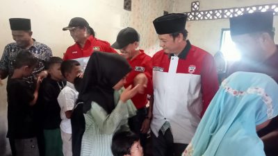 DPD Pemuda Lira Madina Santuni Anak Yatim di Desa Jambur Padang Matinggi