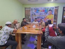 Saipullah, Ketua Ikanas Sekaligus Bacaleg Golkar Bincang Bincang Dengan Wartawan Kota