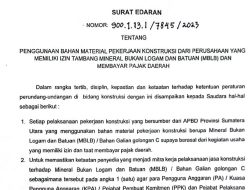 Surat Edaran Gubsu, Kapolres Diminta Tindak Tegas Galian C Tanpa Izin