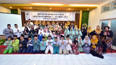 Sambut Muharram 1445H, PWP RU VI Balongan Santuni 150 Anak Yatim