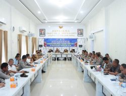 Jelang Pilkades Serentak, Polres Madina dan Instansi Terkait Gelar Rapat Koordinasi