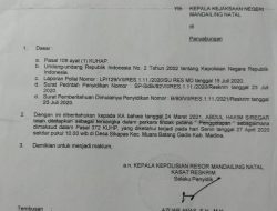 Berstatus Tersangka, Cakades Sikapas Diminta Mengundurkan Diri