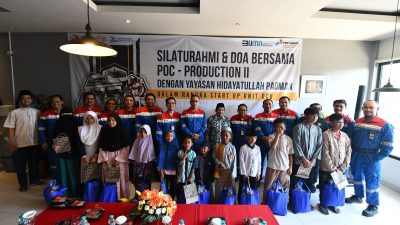 Ikhtiar Untuk Kelancaran Start Up Unit OCU, RU VI Balongan Gelar Santunan Anak Yatim