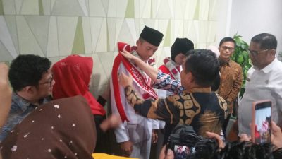 Sambut Kedatangan Anggota Paskibraka, Kaban Kesbangpol : Tetaplah Belajar dan Berlatih, Raih lah Cita