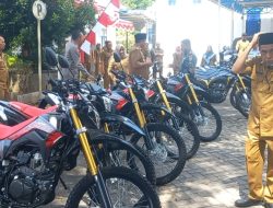 TNI-Polri Terima Hibah 10 Unit Motor Traill dari Pemkab