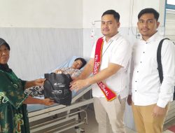 Hari Pelanggan Nasional, BPJS Madina Kunjungi Pasien Korban Kecelakaan di RSUD Panyabungan
