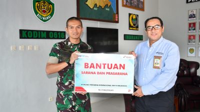Dukung Program TMMD, Pertamina RU VI Salurkan Bantuan Renovasi Rumah Tidak Layak Huni