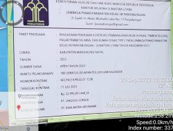 PT Unggul Sokaja Pengembang Lapas Panyabungan Belum Serahkan Laporan Detail Penggunaan MBLB Ke Bapenda Madina 