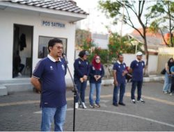 Semarakkan Hari Agraria dan Tata Ruang Ke-63, ATR/BPN Karawang Gelar Jalan Santai