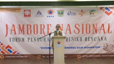 BNPB Buka Secara Resmi Jambore Nasional Forum PRB Tahun 2023 di Provinsi Sumatra Barat