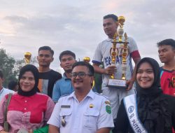 Star Fc Raih Juara I, Camat Tambangan Muslih Lubis “Ini Ajang Silaturrahmi Antar Desa”