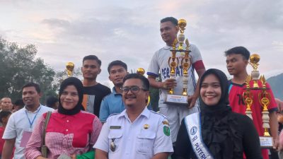 Star Fc Raih Juara I, Camat Tambangan Muslih Lubis “Ini Ajang Silaturrahmi Antar Desa”