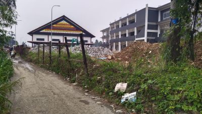 Pagar Pengamanan Pembangunan Pasar Baru Panyabungan Raib, Disperindag Madina Tidak Mengetahui