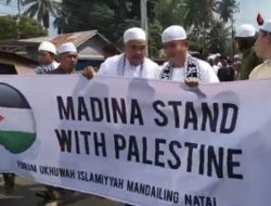 Ketua DPRD Madina Lepas Ribuan Massa Longmarch Aksi Bela Palestina