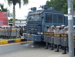 Polres Madina Gelar Latihan Pengamanan Pemilu 2024