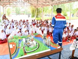 Sebarkan Inpirasi untuk Membangun Negeri, Relawan RU VI Gelar Pertamina Energi Negeri 6.0 di Indramayu