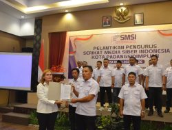 Khairul Arif Nasution Dilantik Jadi Ketua SMSI Padangsidempuan 2023-2026